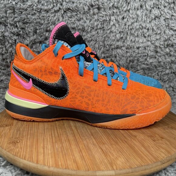 Nike Zoom LeBron NXXT Gen Basketball Shoes Men’s 10.5 Blue Orange DR8784-900 - Picture 1 of 9